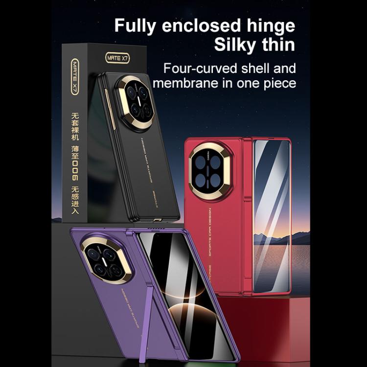 For Huawei Mate X7 GKK Integrated Ultra-thin Magnetic Folding Phone Case
