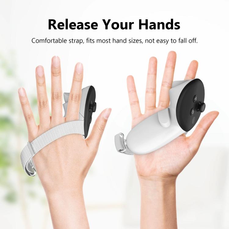 For Meta Quest 3S / 3 VR-03 One Pair Anti-drop Anti-slip VR Handle Straps