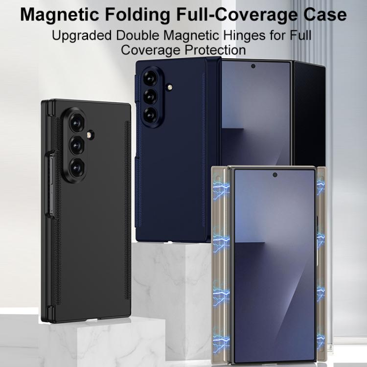For Samsung Galaxy Z TriFold GKK Double Magnetic Hinge Folding Full Coverage Phone Case