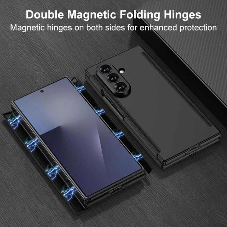 For Samsung Galaxy Z TriFold GKK Double Magnetic Hinge Folding Full Coverage Phone Case