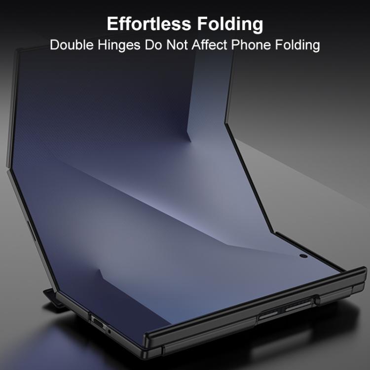 For Samsung Galaxy Z TriFold GKK Double Magnetic Hinge Folding Full Coverage Phone Case