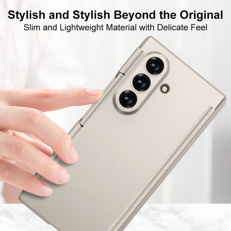 For Samsung Galaxy Z TriFold GKK Double Magnetic Hinge Folding Full Coverage Phone Case