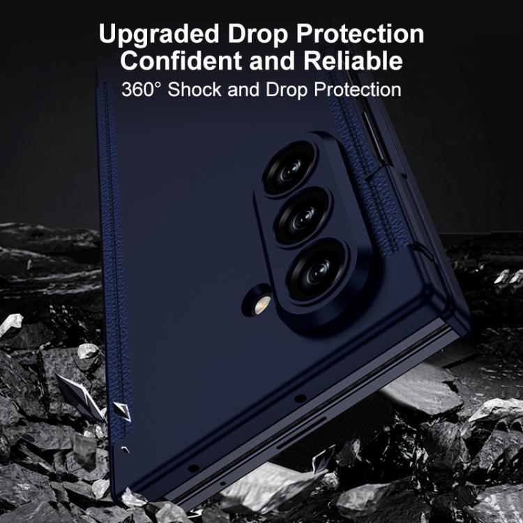 For Samsung Galaxy Z TriFold GKK Double Magnetic Hinge Folding Full Coverage Phone Case