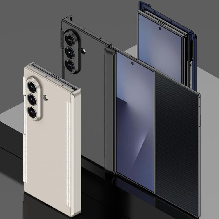For Samsung Galaxy Z TriFold GKK Double Magnetic Hinge Folding Full Coverage Phone Case