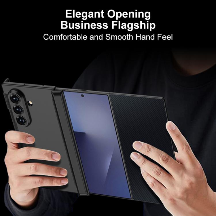 For Samsung Galaxy Z TriFold GKK Double Magnetic Hinge Folding Full Coverage Phone Case
