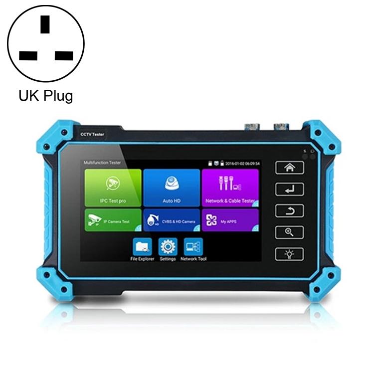 IPC-5200 Plus 4K Network Coaxial Simulation Engineering Video Surveillance Tester, Plug:UK Plug