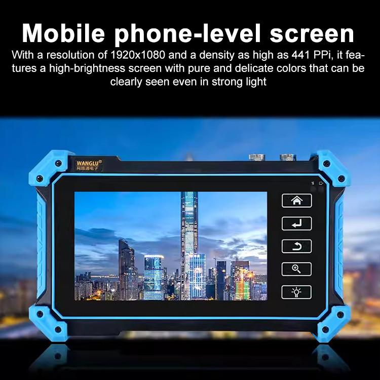 IPC-5200 Plus 4K Network Coaxial Simulation Engineering Video Surveillance Tester, Plug:US Plug