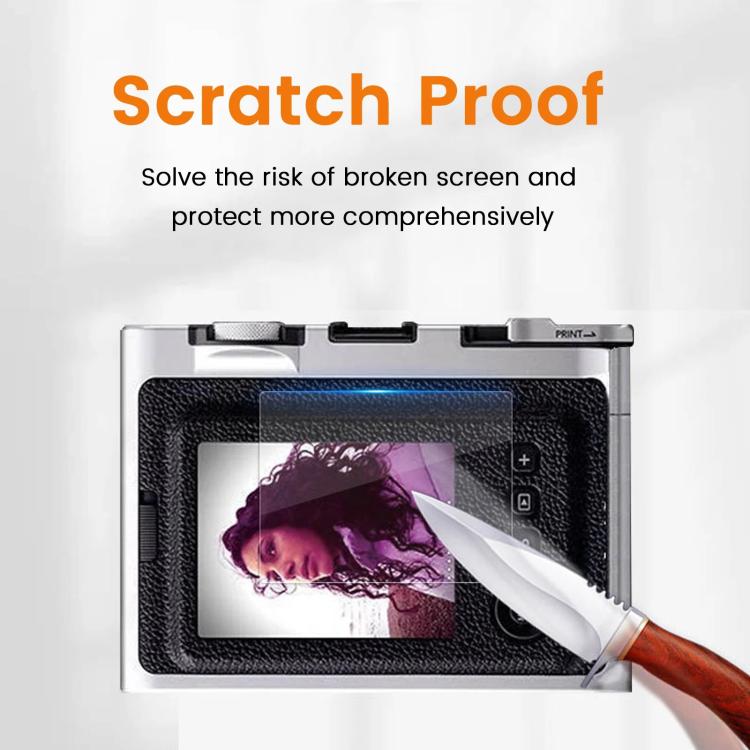 For FUJIFILM instax mini Evo 2pcs HD Anti-Scratch Anti-Fingerprint Tempered Glass Film - Transparent