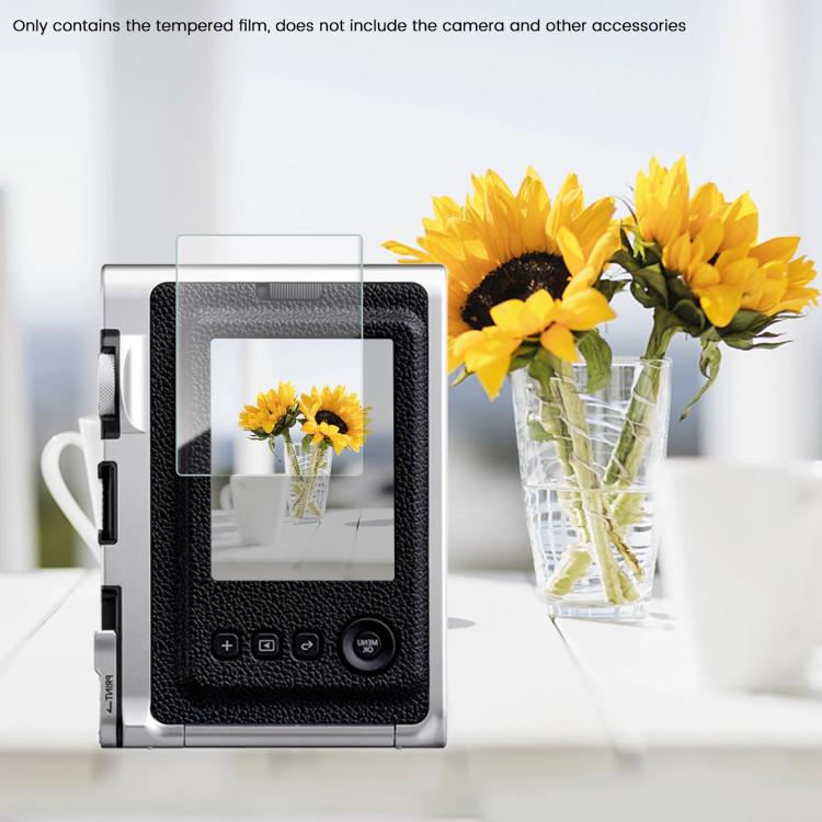 For FUJIFILM instax mini Evo 2pcs HD Anti-Scratch Anti-Fingerprint Tempered Glass Film - Transparent