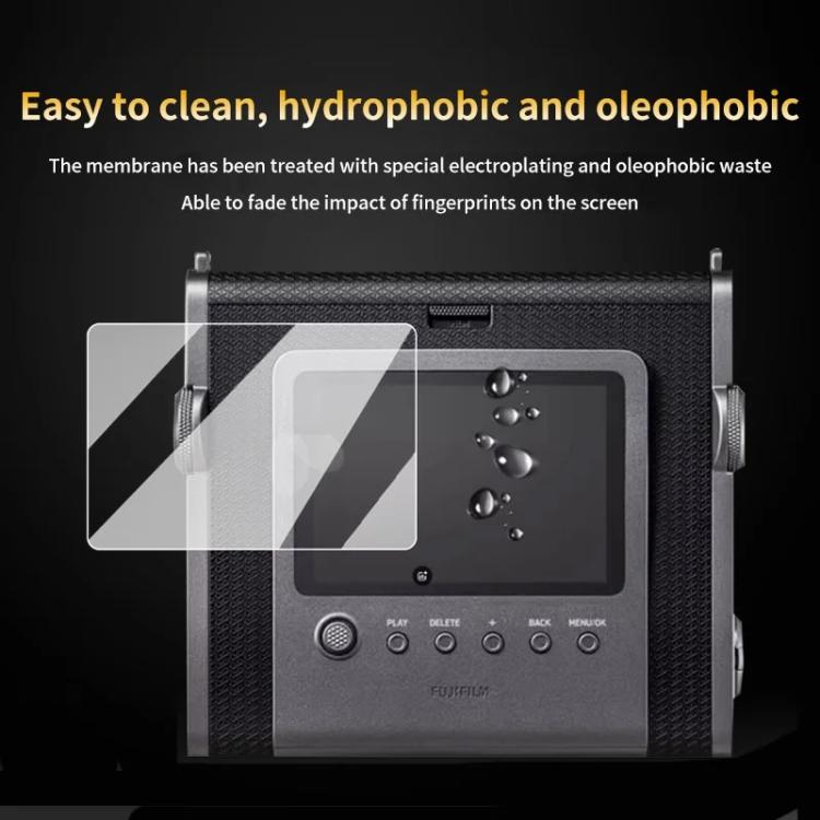 For FUJIFILM instax WIDE Evo 2pcs HD Anti-Scratch Anti-Fingerprint Tempered Glass Film - Transparent