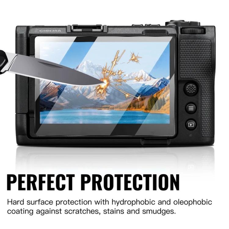 For Nikon ZR 2pcs HD Anti-Scratch Anti-Fingerprint Tempered Glass Film - Transparent