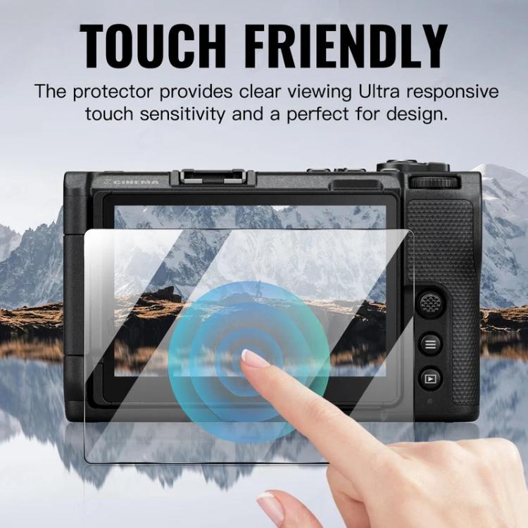 For Nikon ZR 2pcs HD Anti-Scratch Anti-Fingerprint Tempered Glass Film - Transparent