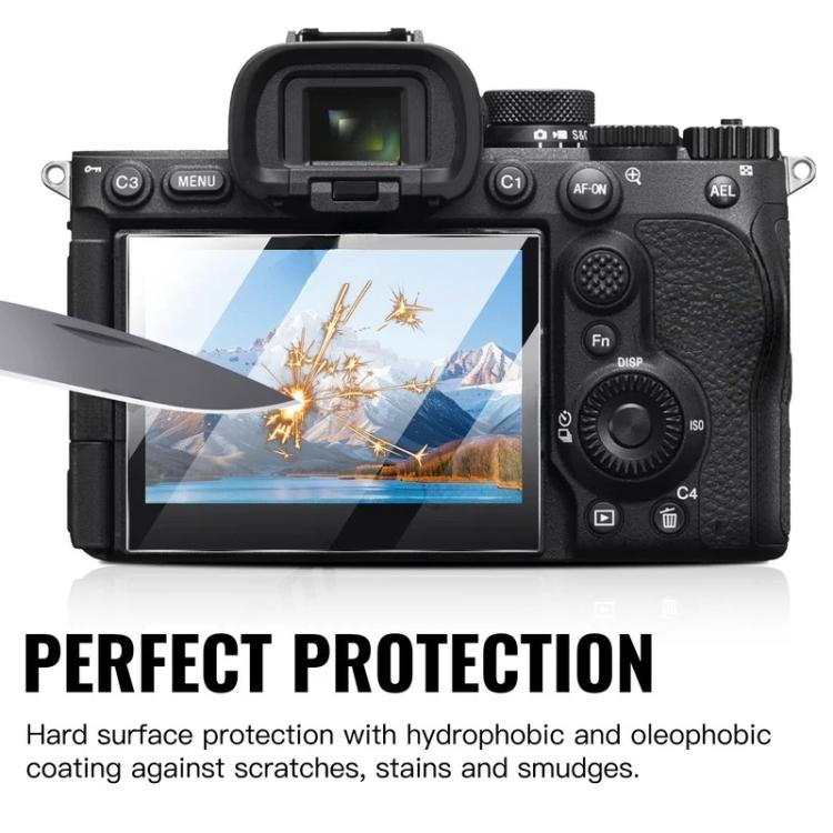 For Sony Alpha 7 V  / ILCE-7M5 2pcs HD Anti-Scratch Anti-Fingerprint Tempered Glass Film - Transparent