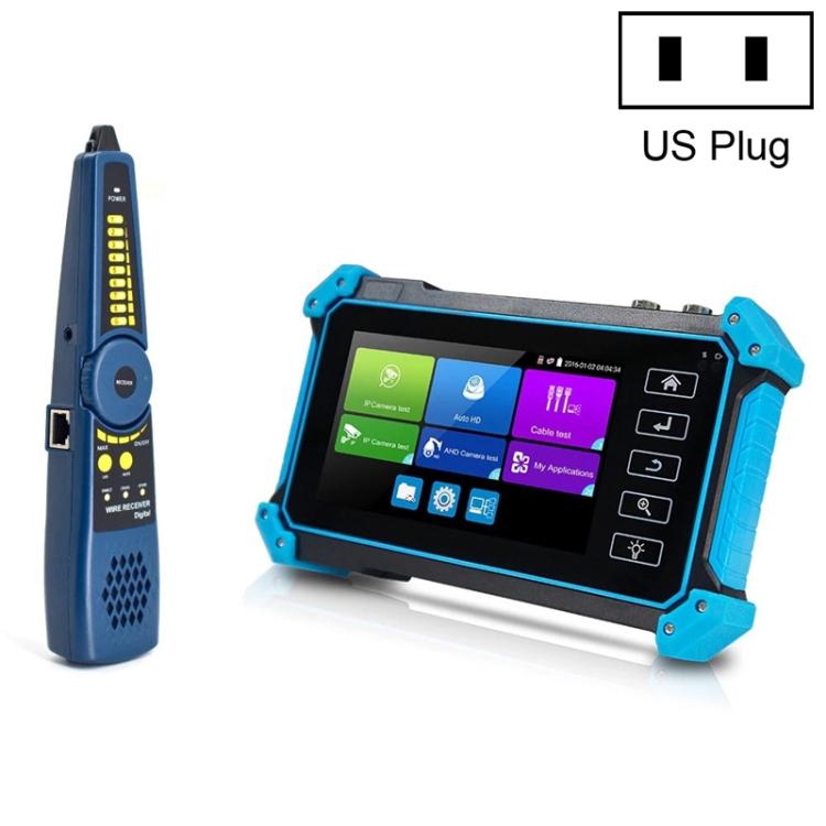 IPC-5100CPlus Network Engineering Treasure Simulated Coaxial Integrated Video Surveillance Tester, Plug:US Plug