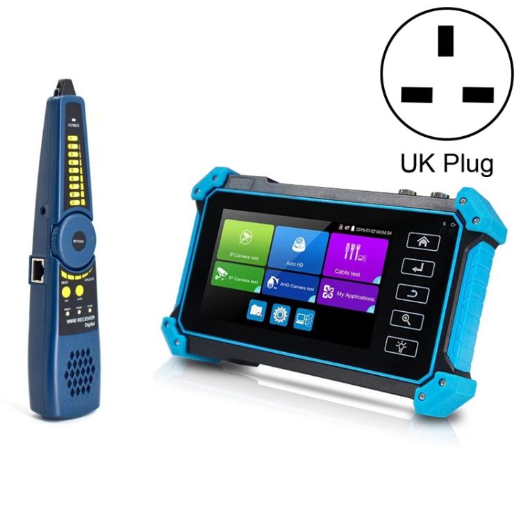 IPC-5100CPlus Network Engineering Treasure Simulated Coaxial Integrated Video Surveillance Tester, Plug:UK Plug