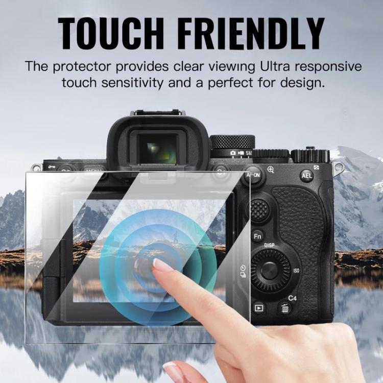 For Sony Alpha 7 V  / ILCE-7M5 3pcs HD Anti-Scratch Anti-Fingerprint Tempered Glass Film - Transparent