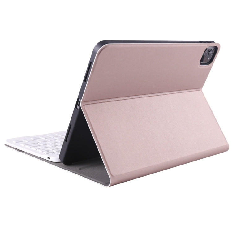 A098B TPU Detachable Ultra-thin Bluetooth Keyboard Tablet Case for iPad Air 4 10.9 inch (2020), with Stand & Pen Slot
