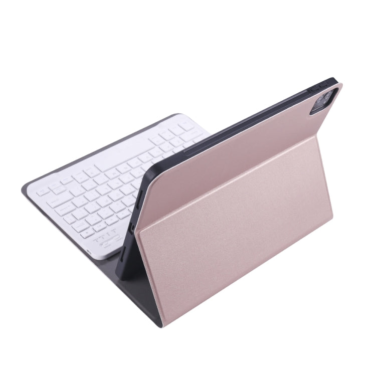 A098B TPU Detachable Ultra-thin Bluetooth Keyboard Tablet Case for iPad Air 4 10.9 inch (2020), with Stand & Pen Slot