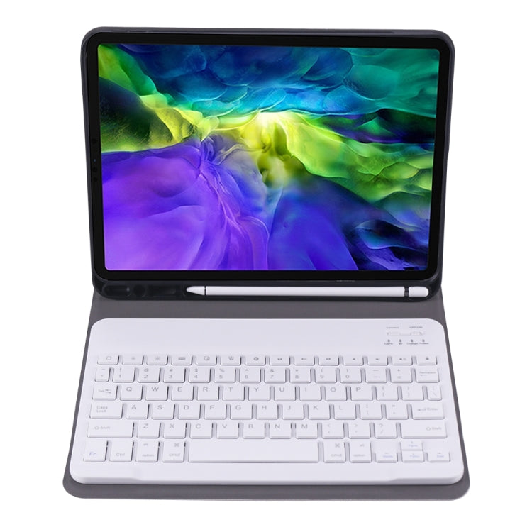 A098B TPU Detachable Ultra-thin Bluetooth Keyboard Tablet Case for iPad Air 4 10.9 inch (2020), with Stand & Pen Slot