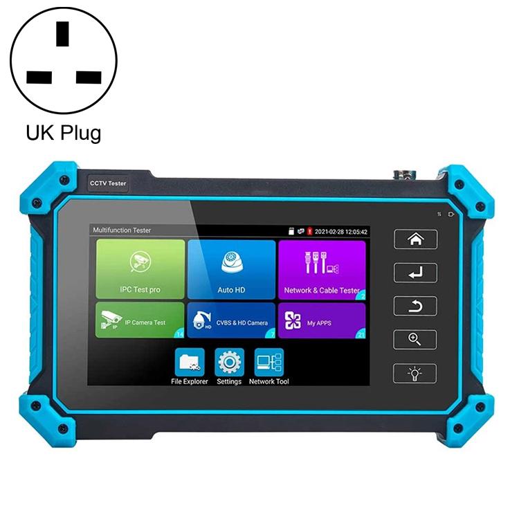 IPC-5100 Plus 4K Network Coaxial Simulation Engineering Video Surveillance Tester, Plug:UK Plug