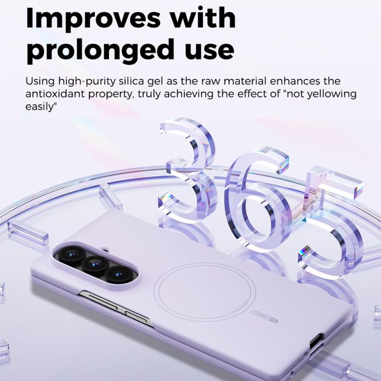 For Samsung Galaxy Z Fold6 ABEEL Skin-friendly Feel Magsafe Liquid Silicone Phone Case