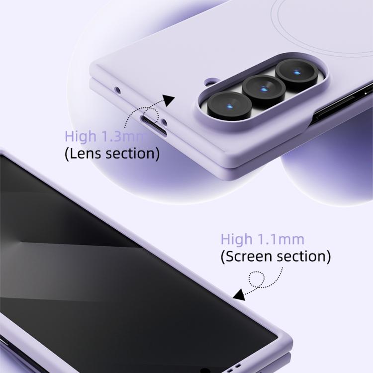 For Samsung Galaxy Z Fold6 ABEEL Skin-friendly Feel Magsafe Liquid Silicone Phone Case