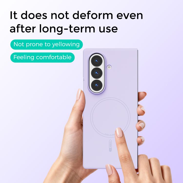 For Galaxy Z Fold8 Ultra 5G ABEEL Skin-friendly Feel Magsafe Liquid Silicone Phone Case