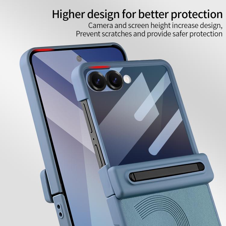 For Samsung Galaxy Z Flip7 5G VIETAO Cool Pro Series Privacy Tempered Glass Full-Cover Guard Phone Case