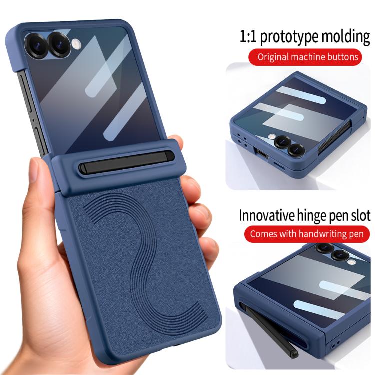 For Samsung Galaxy Z Flip7 5G VIETAO Cool Pro Series Privacy Tempered Glass Full-Cover Guard Phone Case