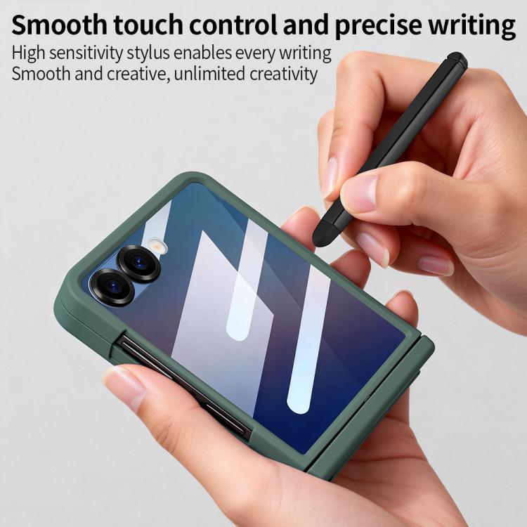 For Samsung Galaxy Z Flip7 5G VIETAO Cool Pro Series Privacy Tempered Glass Full-Cover Guard Phone Case