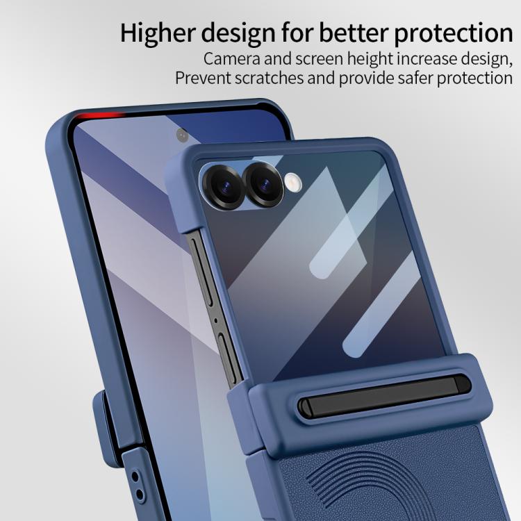 For Samsung Galaxy Z Flip6 5G VIETAO Cool Pro Series Privacy Tempered Glass Full-Cover Guard Phone Case