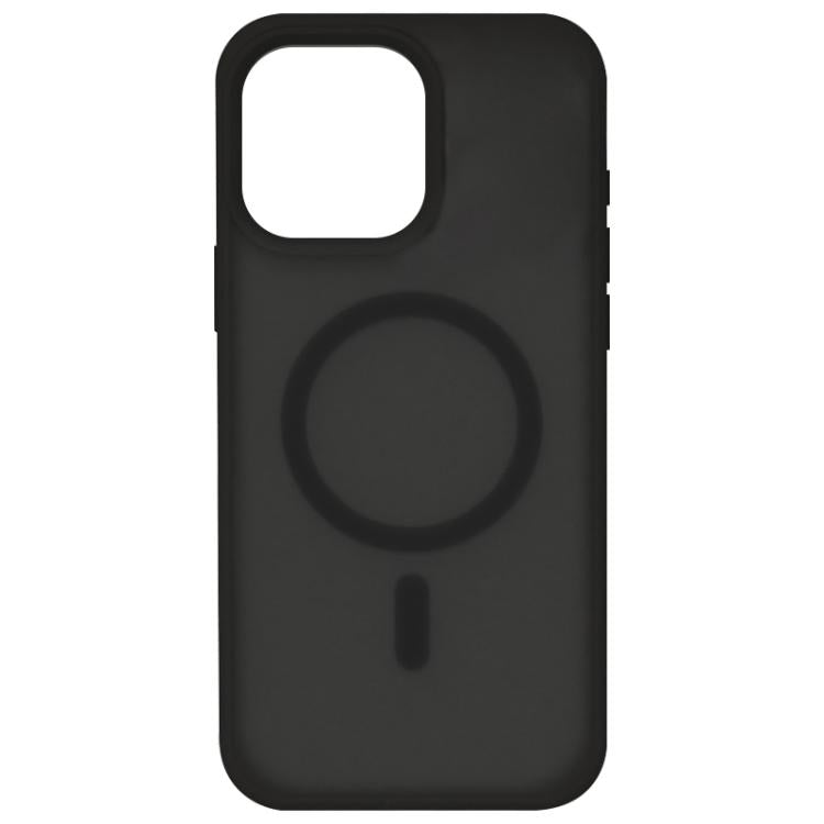 For iPhone 15 Crystal-Clear Colors Skin-friendly Feel Liquid Silicone Magnetic Phone Case