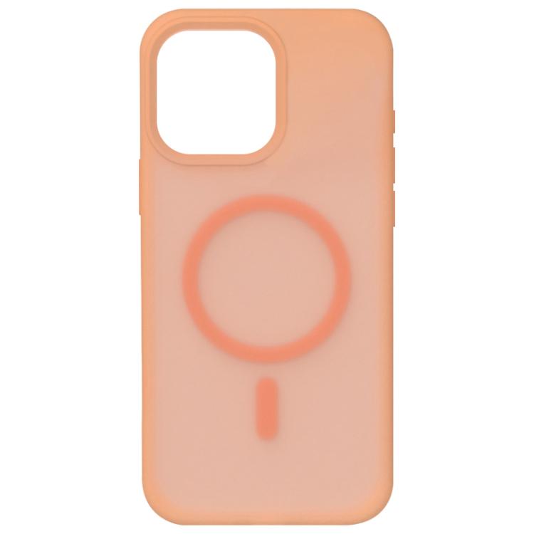 For iPhone 15 Pro Max Crystal-Clear Colors Skin-friendly Feel Liquid Silicone Magnetic Phone Case