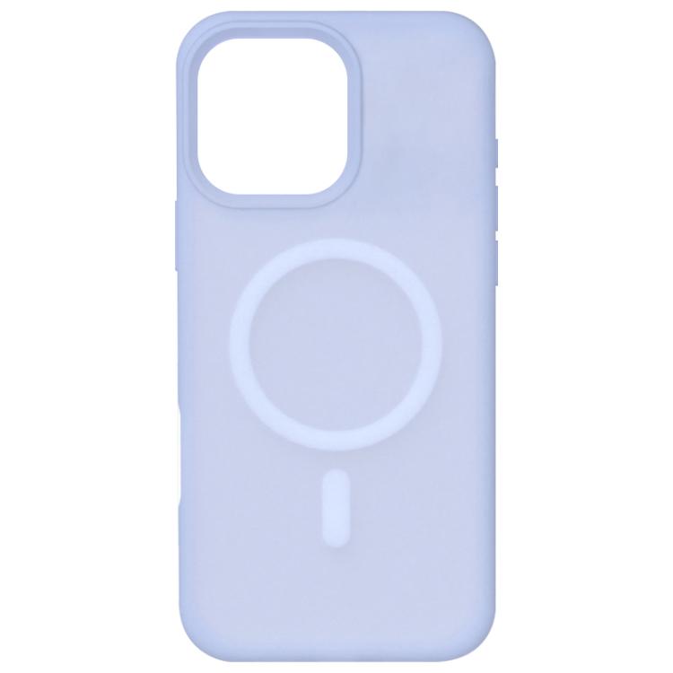 For iPhone 16 Pro Max Crystal-Clear Colors Skin-friendly Feel Liquid Silicone Magnetic Phone Case