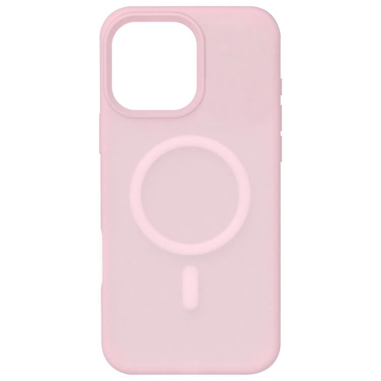 For iPhone 16 Pro Max Crystal-Clear Colors Skin-friendly Feel Liquid Silicone Magnetic Phone Case