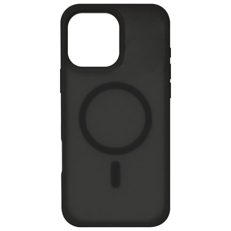 For iPhone 16 Pro Crystal-Clear Colors Skin-friendly Feel Liquid Silicone Magnetic Phone Case