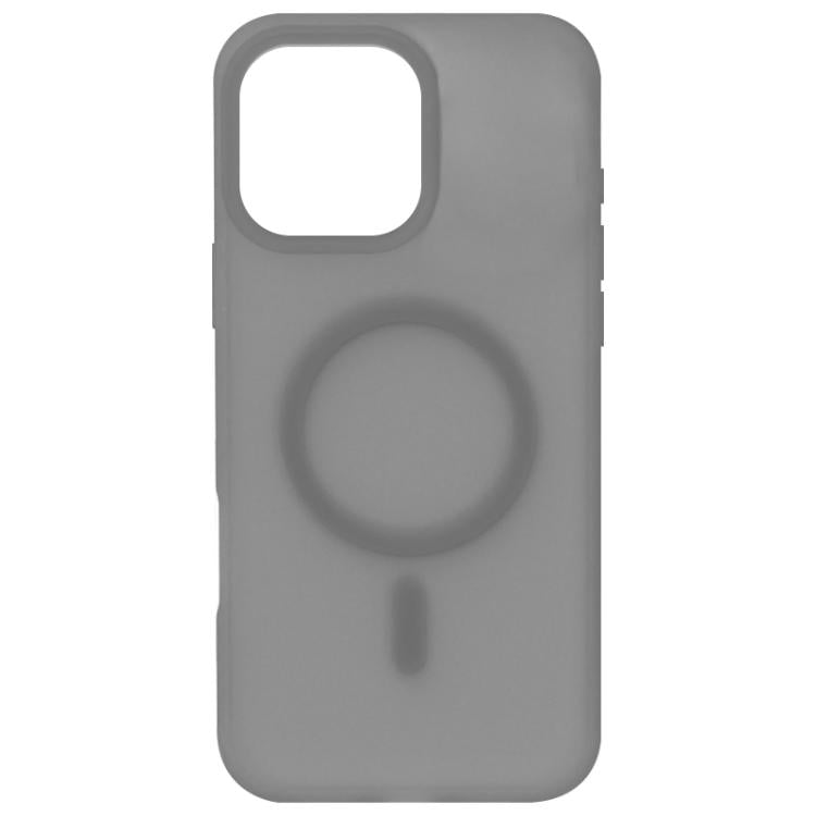 For iPhone 16 Pro Crystal-Clear Colors Skin-friendly Feel Liquid Silicone Magnetic Phone Case
