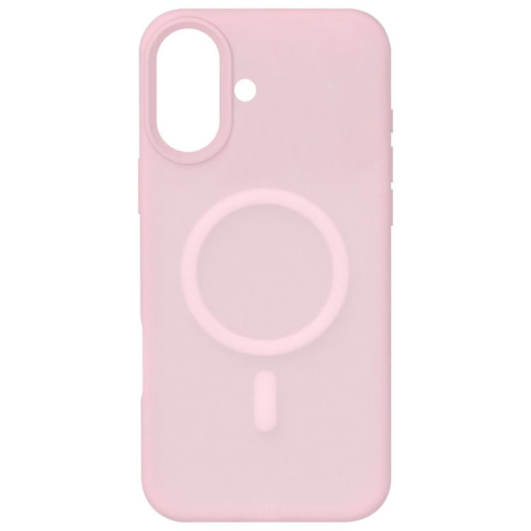 For iPhone 16 Crystal-Clear Colors Skin-friendly Feel Liquid Silicone Magnetic Phone Case