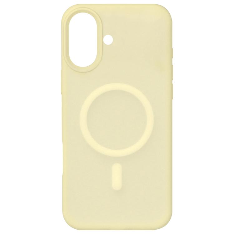 For iPhone 17 Crystal-Clear Colors Skin-friendly Feel Liquid Silicone Magnetic Phone Case