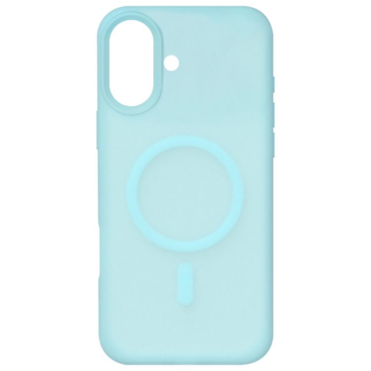 For iPhone 17 Crystal-Clear Colors Skin-friendly Feel Liquid Silicone Magnetic Phone Case