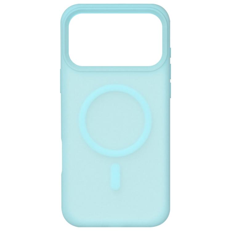 For iPhone 17 Pro Crystal-Clear Colors Skin-friendly Feel Liquid Silicone Magnetic Phone Case