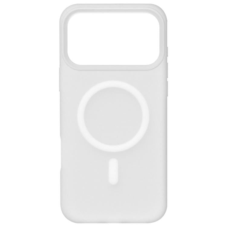 For iPhone 17 Pro Max Crystal-Clear Colors Skin-friendly Feel Liquid Silicone Magnetic Phone Case