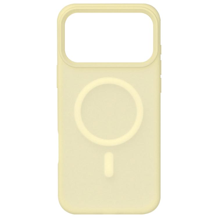 For iPhone 17 Pro Max Crystal-Clear Colors Skin-friendly Feel Liquid Silicone Magnetic Phone Case
