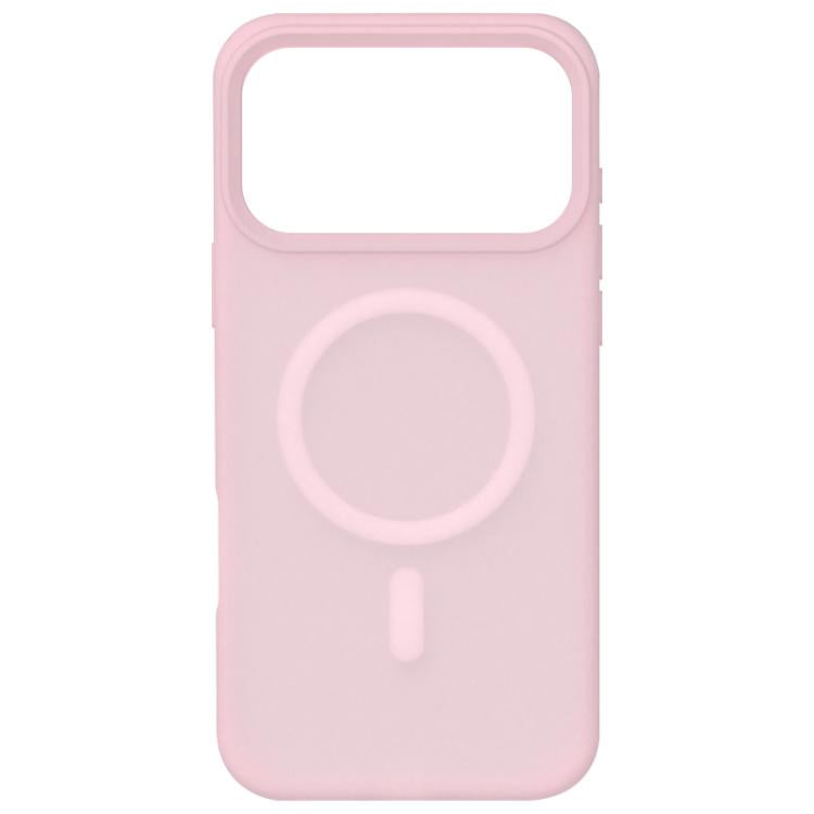For iPhone 17 Pro Max Crystal-Clear Colors Skin-friendly Feel Liquid Silicone Magnetic Phone Case