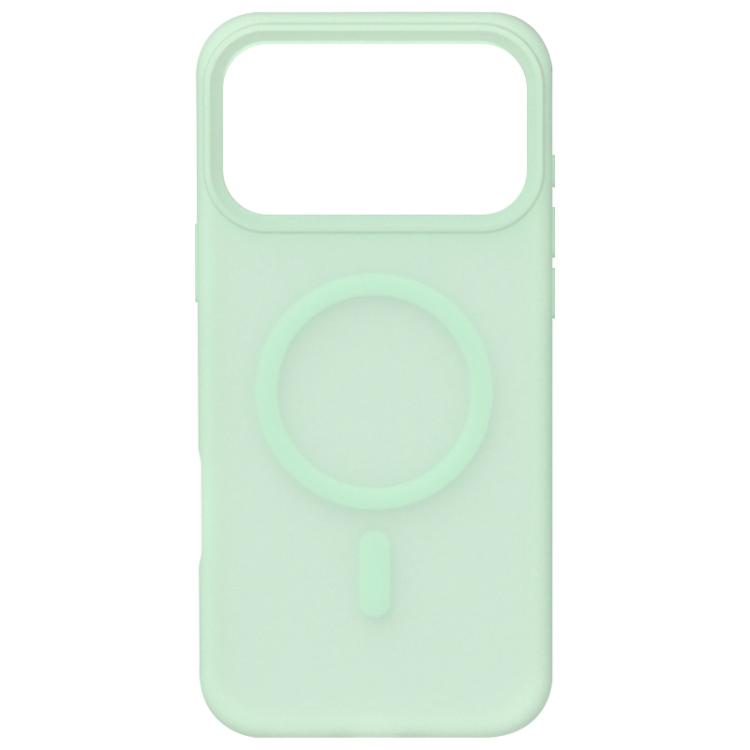 For iPhone 17 Pro Max Crystal-Clear Colors Skin-friendly Feel Liquid Silicone Magnetic Phone Case