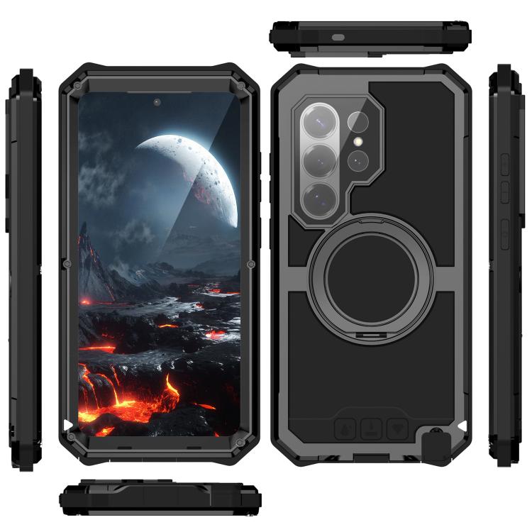 For Samsung Galaxy S26 Ultra 5G R-JUST Life Waterproof Dustproof MagSafe Magnetic Holder Phone Case