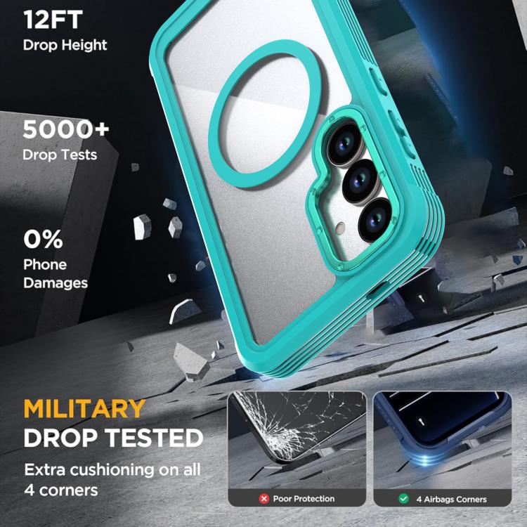 For Samsung Galaxy S26+ 5G Acrylic Full Coverage Magnetic Phone Case with Back Clip