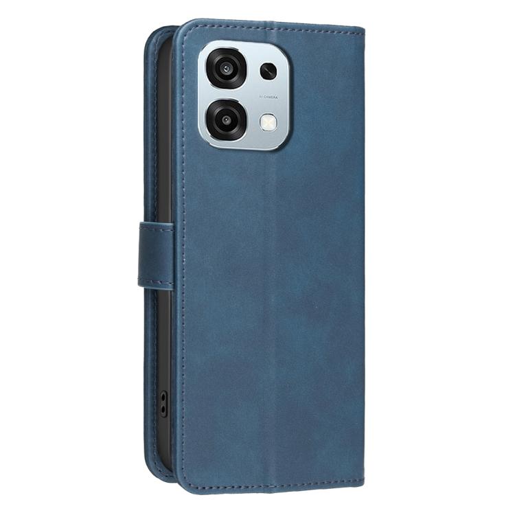 For OPPO F31 5G / A6 Pro 5G Global Solid Color Calfskin Texture RFID Vegan Leather Phone Case