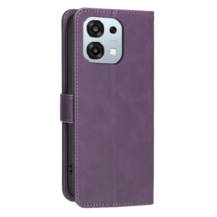For OPPO F31 5G / A6 Pro 5G Global Solid Color Calfskin Texture RFID Vegan Leather Phone Case