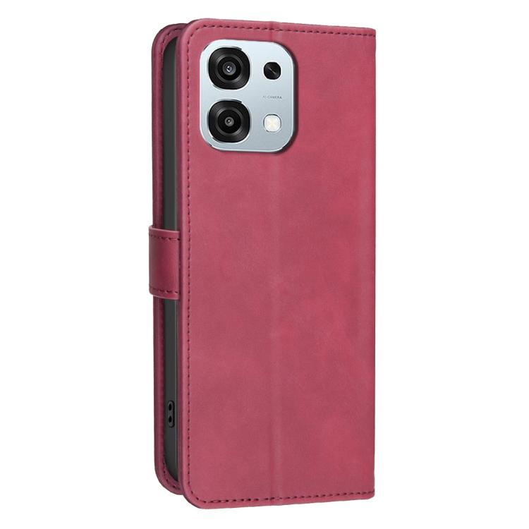 For OPPO F31 5G / A6 Pro 5G Global Solid Color Calfskin Texture RFID Vegan Leather Phone Case